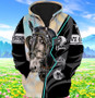 Love Black Horse Art Crack Layout 3D Printed Zip Hoodie For Men & Women