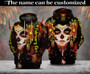 Personalized Customized Sugar Skull Girl February 3D Hoodie