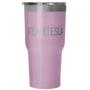 30 Ounce Vacuum Tumbler - #TEAMTESLA (Shop at Teslament - High-quality products for Tesla owners and fans)