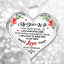 My Dear Wife Lucky Have You Love Couple Valentine Gift Heart Necklace