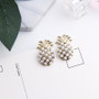 Pearl Pineapple Earrings