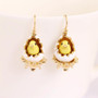 Easter Chicken Hatching Out of Eggs Earrings