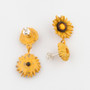 Vintage Sunflowers Drop Earrings