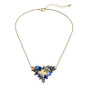 Colorful Rhinestone Pendant Necklace