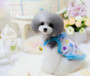 Hot Selling Girl Dog Clothes T Shirts with Satin Ribbon Bow