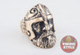 Viking Helmet Ring - Dwarf, Bronze