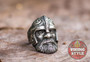 Viking Helmet Ring - Dwarf, 925 Silver