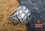 Viking Helmet Ring III - 925 Silver