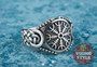 Ægishjálmur Ring - Endless Knot, 925 Silver