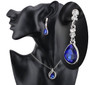Austrian Crystal Flame Necklace, Bracelet & Earrings Fashion Jewelry Set