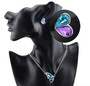 Austrian Crystal Butterfly Necklace, Bracelet & Earrings Fashion Jewelry Set