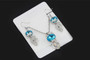 Austrian Crystal Cat Necklace & Earrings Fashion Jewelry Set