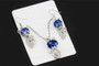 Austrian Crystal Cat Necklace & Earrings Fashion Jewelry Set