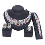 Bohemia Crystal and Rhinestone Necklace, Bracelet, Earrings & Ring Wedding Jewelry Set