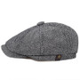 Woolen Herringbone Tweed Newsboy Cap