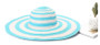 INNOVATO Wide Brim Floppy Striped Straw Sun Hat