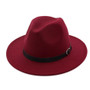 Wide Brim Vintage Wool Fedora Panama Summer Hat