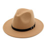 Wide Brim Vintage Wool Fedora Panama Summer Hat