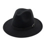 Wide Brim Vintage Wool Fedora Panama Summer Hat