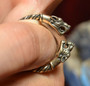 Silver Viking Fenrir Ring