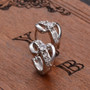 925 Sterling Silver Cross Hoop Earrings with AAA Cubic Zirconia