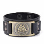 Handmade Valknut Viking Bracelet