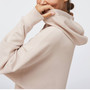 Womens Comfortable Long Sleeve Lightweight Pullover Hoodie with Kanga Pocket