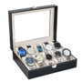 10 Compartment Elegant Leather Jewelry Box