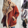 2020 Faux Shearling Sheepskin Coat Women Leather Thick Suede Jacket Women Autumn Winter Lambs Wool Short Motorcycle Coats