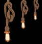 Loft Decor Hemp Rope Pendant Lights