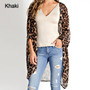 Leopard Print Kimono Beach Cover-Ups