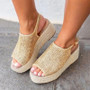 Hemp Wedge Sandals