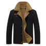 Safari Men Jackets Thick Warm Winter Jackets Plus Size 5XL Men Woolen Blends Jackets Thick Winter Coat Outerwear Male