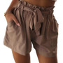 High Waist Paperbag Shorts