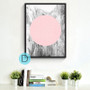 Nordic modern minimalist living room decorative geometry painting abstract paintings for bedroom Wall Art
