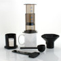 Free shipping portable filter coffee maker / Hao Le Ya coffee pot similar AeroPress machine + 350pcs filter paper +Metal filters