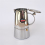 The new stainless steel Moka pot / aluminum material filter cartridge mocha coffee pots filtering tools filter coffee pot 4 cups