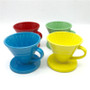 Free Shipping 4 color ceramic coffee filter cup V-cup filter drip coffee filter manually follicular filters coffee and tea tools