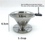 Free Shipping High quality 1-2 cup metal coffee filter + 360ml cute glass coffee pot combination set