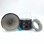 Free Shipping High quality 3-4 cup metal coffee filter + 580ml lovely glass coffee pot combination set