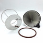 Portable stainless steel coffee filters / reusable V-type filter cup filter cone filter drip coffee maker tool sets