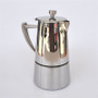 Stainless steel Moka pot / aluminum material filter cartridge mocha coffee pots coffee percolators tool filter coffee pot 4 cups