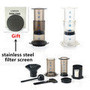 Stainless steel valves Water taps rubber mat / drip coffee pot fittings and ice drip coffee pot tools and filtering tools