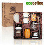 Free Shipping Nice Coffee Accessories Gift Box  coffee grinder+French press