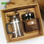 Free Shipping Nice Coffee Accessories Gift Box  coffee grinder+French press