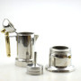 New Arrivel free shipping Golden Handle and Golden Knob 4 cups moka pot Original in Stock Coffee Percolators