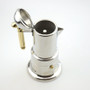 New Arrivel free shipping Golden Handle and Golden Knob 4 cups moka pot Original in Stock Coffee Percolators