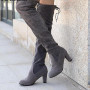 Suede Thigh High Boots