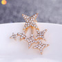 Crystal Stars Stud Earrings