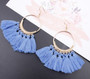 Hoop Tassel Earrings